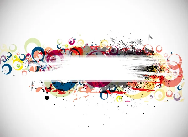 Abstrait fond de bannière colorée — Image vectorielle