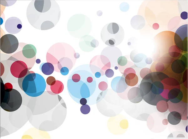 Abstracte Kleurrijke Cirkel Achtergrond — Stockvector