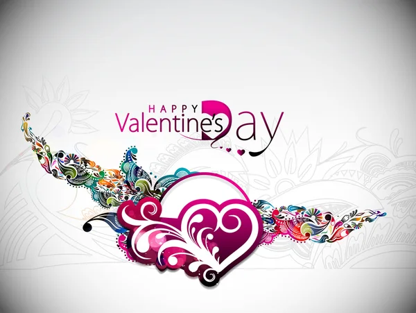 Abstract Valentines Day Background Design Element — Stock Vector