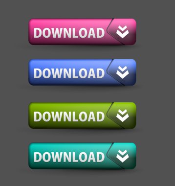 Web download icon clipart