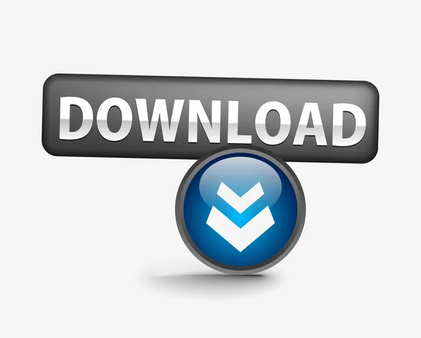 Icona di download Web — Vettoriale Stock