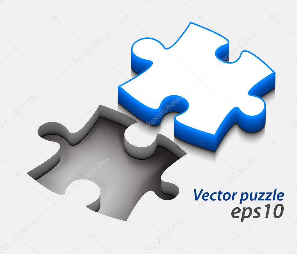 3d vector puzzle design