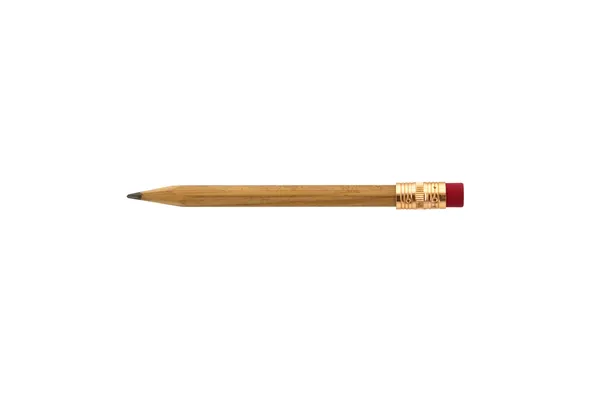Kurzer Bleistift isoliert auf weißem Hintergrund — Stockfoto