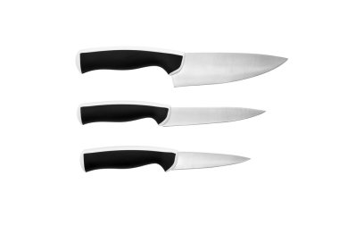 A set of knives on a white background clipart