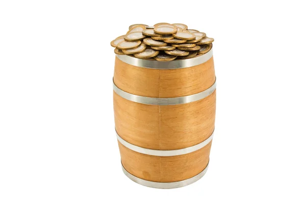 Barrel of gold — Stock Photo, Image