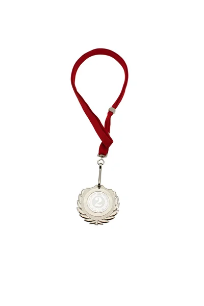 Серебряная медаль — стоковое фото