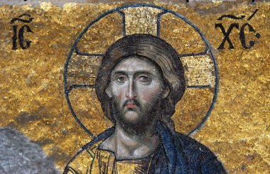 Mosaic of Jesus Christ clipart