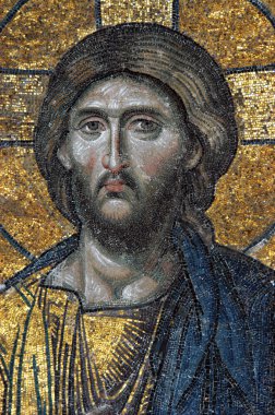 Mosaic of Jesus Christ clipart