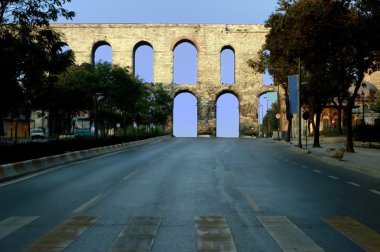 The Aqueduct of Valens, Istanbul clipart