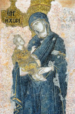 The Virgin with the Christ Child clipart