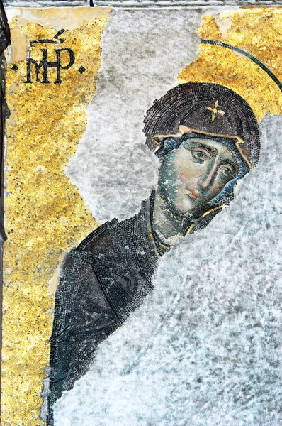 Virgem Maria, Santa Sofia, Istambul — Fotografia de Stock