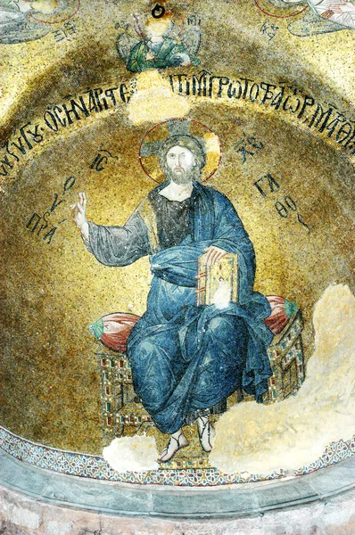 Mosaik von Jesus Christus, fethiye camii — Stockfoto