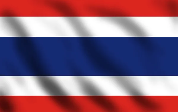 Flaga Tajlandii — Zdjęcie stockowe