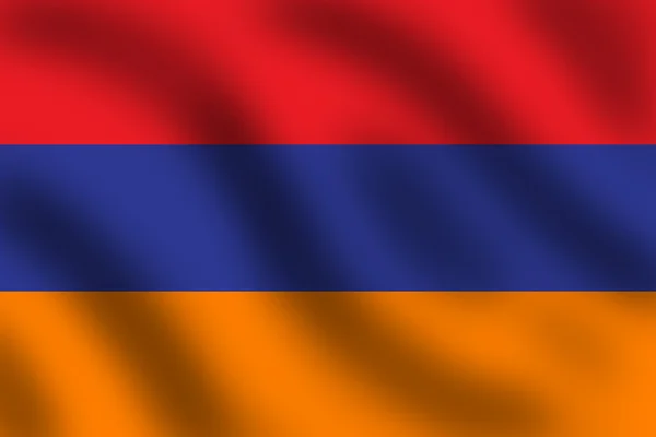 Armeniska flagga — Stockfoto