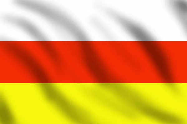 Флаг Южной Осетии — стоковое фото