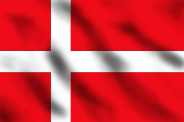 Denmark flag — Stock Photo, Image