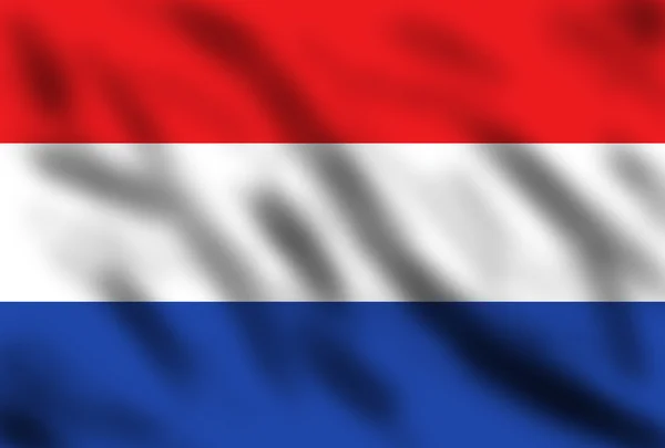 Vlag van Nederland — Stockfoto
