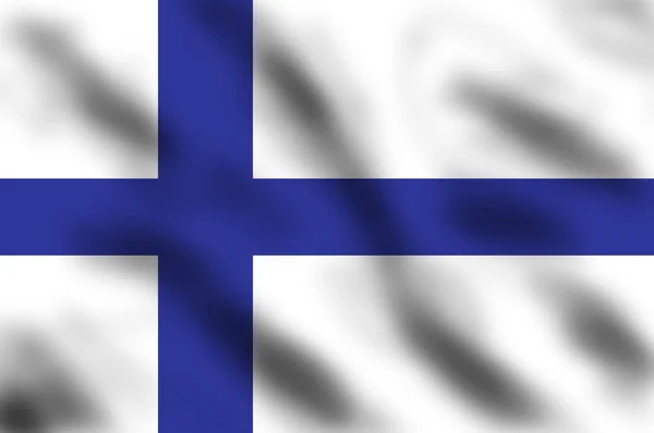 Σημαία της Φινλανδίας — Φωτογραφία Αρχείου