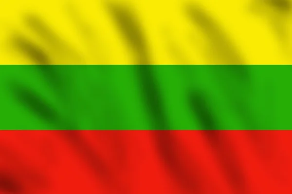 Bandiera della lituania — Foto Stock
