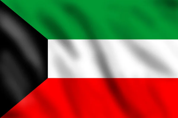Vlag van Koeweit — Stockfoto