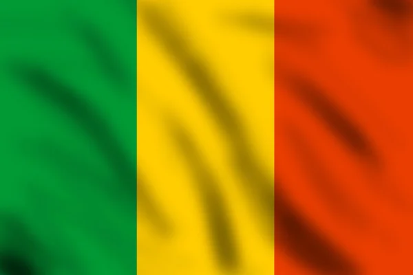 Σημαία του Μάλι — Φωτογραφία Αρχείου