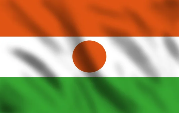 Nigerin lippu — kuvapankkivalokuva