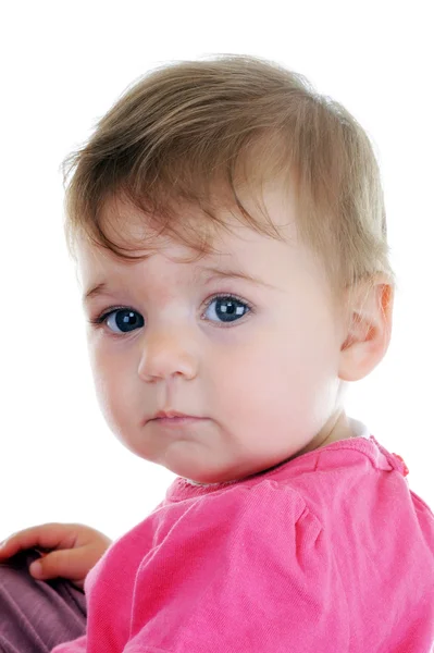 Portrett av en nydelig baby – stockfoto