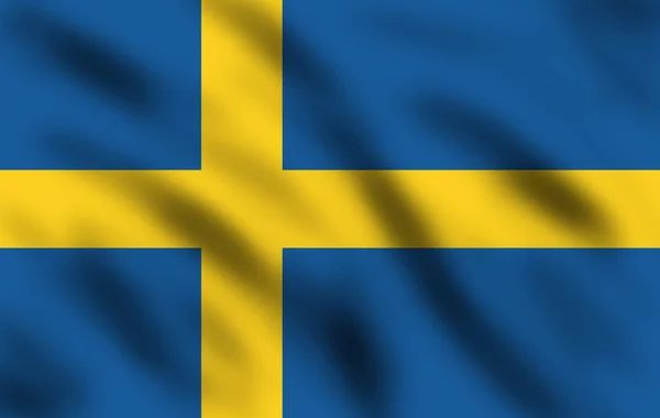 Bandiera della Svezia — Foto Stock