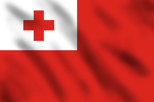 Flagge von Tonga — Stockfoto