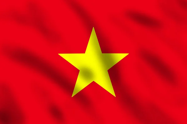 Flagge Vietnams — Stockfoto