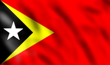 Flag of East Timor clipart