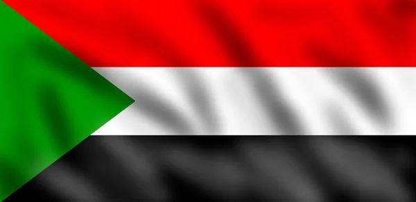 Bandera de sudan —  Fotos de Stock