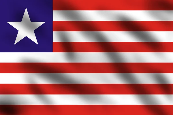 Флаг Либерии — стоковое фото