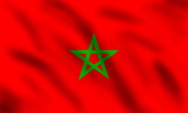 Bandeira de Morocco — Fotografia de Stock