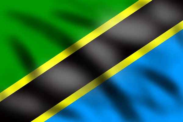 stock image Flag of Tanzania