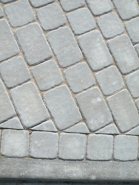 Pavimento de tijolo branco — Fotografia de Stock