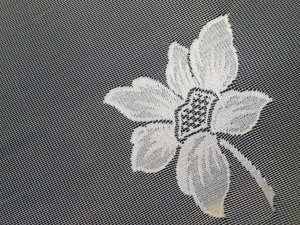 Çiçekli Dantel kumaş — Stok fotoğraf