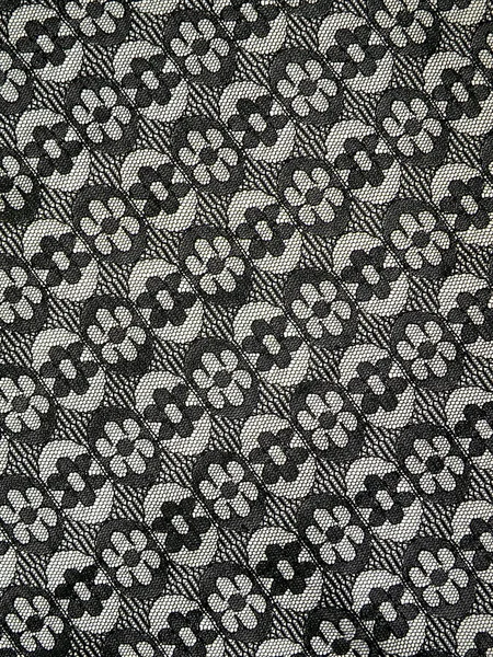 Black lace fabric — Stock Photo, Image
