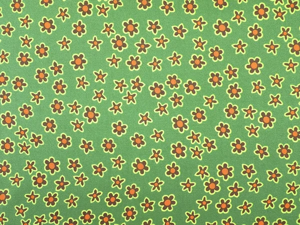 Πράσινη floral ύφασμα — Φωτογραφία Αρχείου