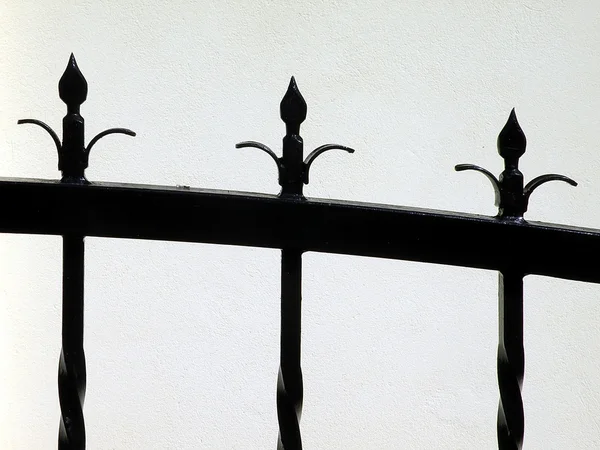 Gard metalic — Fotografie, imagine de stoc