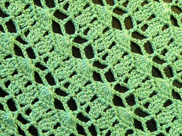 緑のかぎ針編み — ストック写真
