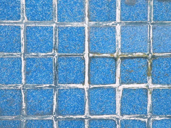 Mauer aus blauen Ziegeln — Stockfoto