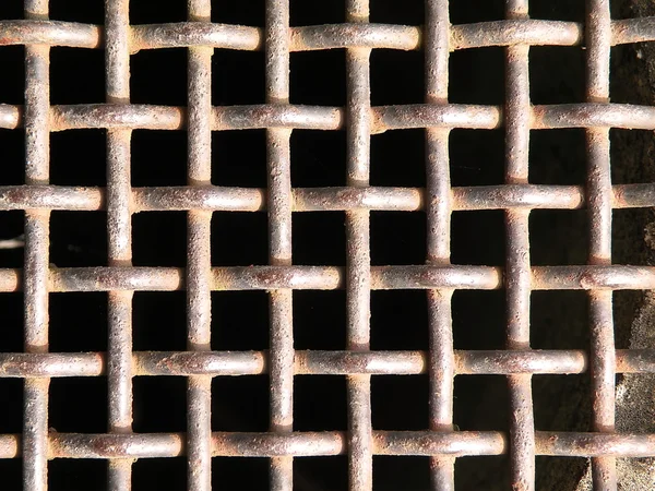 さびた金属ネット — ストック写真