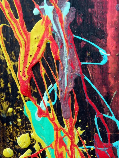 Colorido abstracto pintado — Foto de Stock