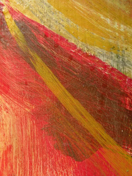 Rode geschilderde abstract — Stockfoto