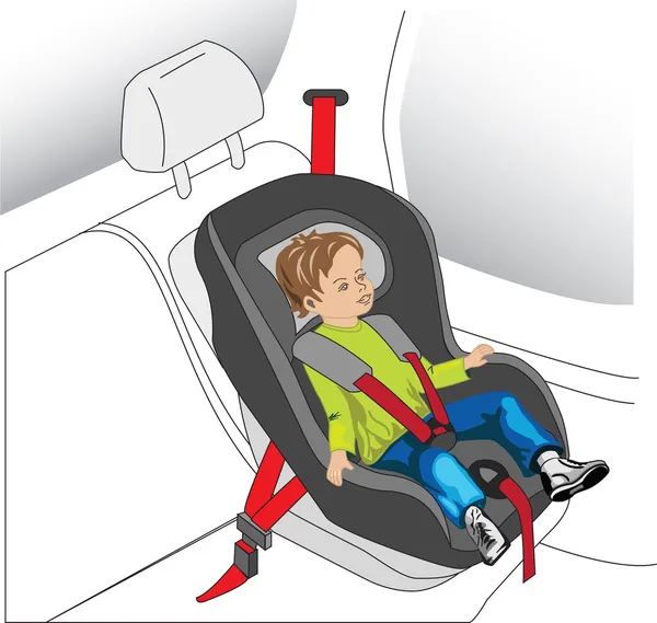 Child auto seat — Stock Photo, Image