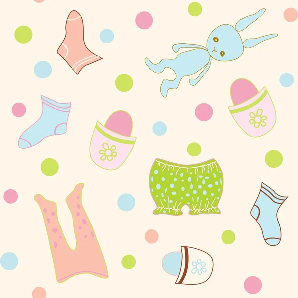 Seamless Baby clothing — Stock Photo, Image