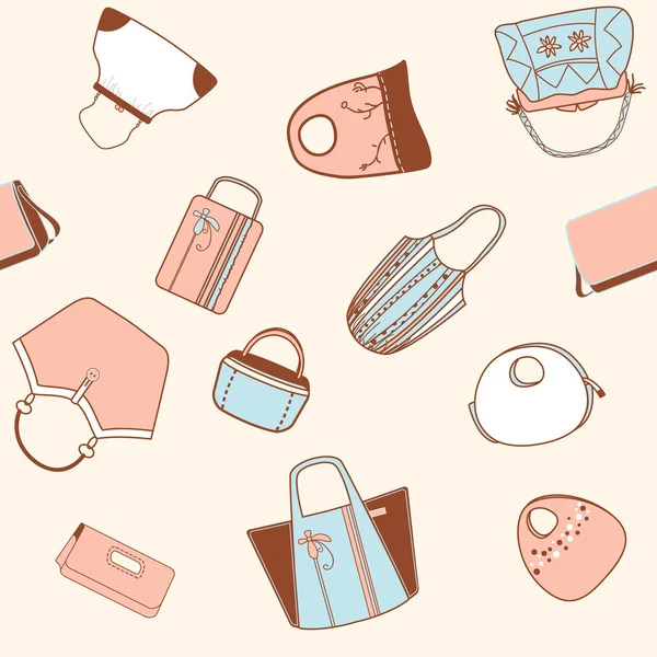 Seamless purses — Stock Photo, Image