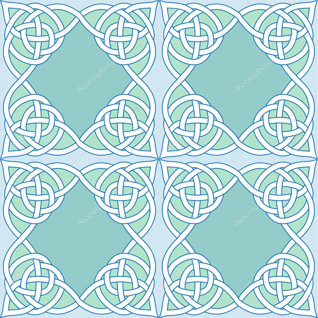 Seamless tile blue