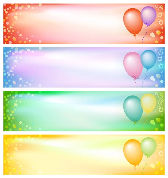 Party banners — Stock Photo, Image